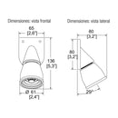 REGADERA CON AUTOLIMPIEZA-AC110-8