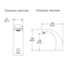 LLAVE DE LAVABO ELECTRONICA ALFA ECOLOGICA-TV-297-1.9