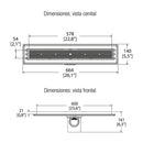 COLADERA DECORATIVA ALARGADA -24-RHLI-60
