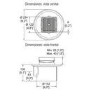 COLADERA DE 1 BOCA-282-35-CHLI