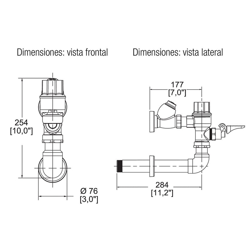 FLUXOMETRO DE PEDAL-310-19