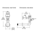 FLUXOMETRO DE PEDAL AHORRADOR  310-19-0.5