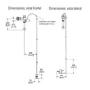 FLUXOMETRO DE PEDAL-313-19