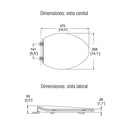 ASIENTO Y TAPA PARA WC BLANCO-AT-1