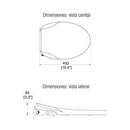 ASIENTO MECANICO PARA BIDET WC-ATM