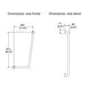 BARRA ANGULAR HOCKEY-B-064-S