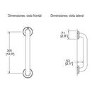 BARRA RECTA DE SEGURIDAD-B-305-S