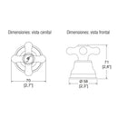 JUEGO DE MANERALES GRANDES ANTIQUA C-37