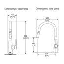 MONOMANDO PARA FREGADERO -E-309