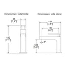 MONOMANDO DE LAVABO CLASICA E-917