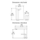 MONOMANDO DE LAVABO  SCALA E-949