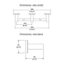 PORTAPAPEL CON TUBOS ANTIRROBO-219