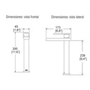 MONOMANDO DE LAVABO ALTO PREMIER EP-938