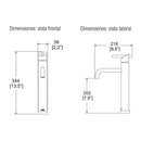 MONOMANDO DE LAVABO MEDIANO NUVA EP-945