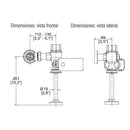 FLUXOMETRO DE SENSOR FB-185-19