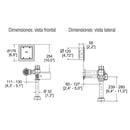 FLUXOMETRO DE SENSOR FC-110-WC-4.8