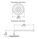 REGADERA REDONDA H-3302-C/B