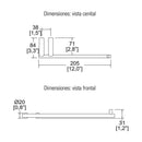 TOALLERO SENCILLO-HOT-109