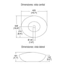LAVABO DE SOBREPONER-LV CASSINI
