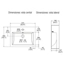 LAVABO DE UNA PERFORACION-LV FUTURA 1