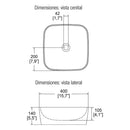 LAVABO DE SOBREPONER-LV SANTORINI