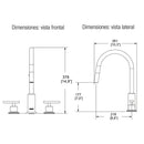 MEZCLADORA PARA FREGADERO -ME-304