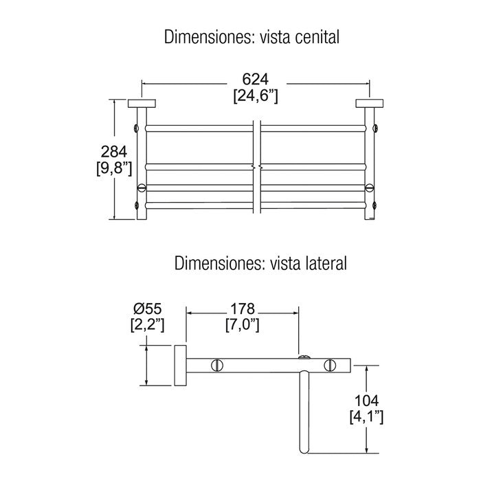 PORTATOALLAS MULTIPLE CON TOALLERO-9124