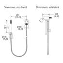 REGADERA MANUAL CON DESVIADOR -RM12-H101