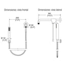 REGADERA MANUAL CON DESVIADOR  -RM-14