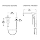REGADERA MANUAL CON 3 TIPOS DE CHORRO-RM-15