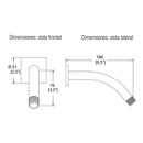 BRAZO Y CHAPETON PARA REGADERA-TR-013