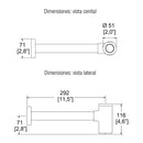 CESPOL PARA LAVABO CON REGISTRO TV-017