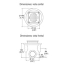 COLADERA DE 3 BOCAS-1342-35CH