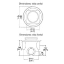 COLADERA DE 3 BOCAS-1342-35CHL