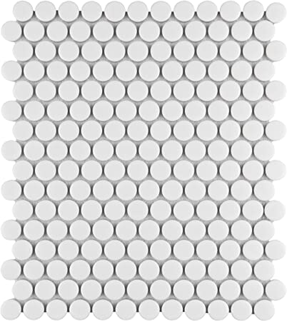 MOSAICO DE CRISTAL METRO BLANCO MATE 10X20