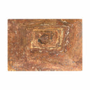 LAVABO ATTRY 50*35*10 MARMOL TRAVERTINO ROJO C/CONTRA