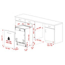 TOTAL DFI 46950 WH STD LAVAVAJILLAS PANELABLE