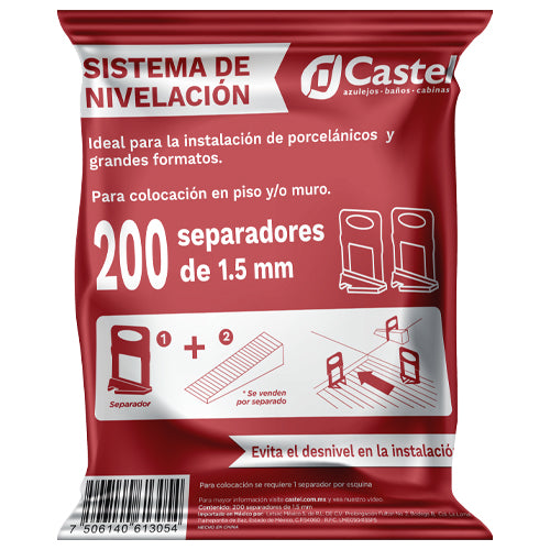 SEPARADORES NIVELANTES 1.5 MM