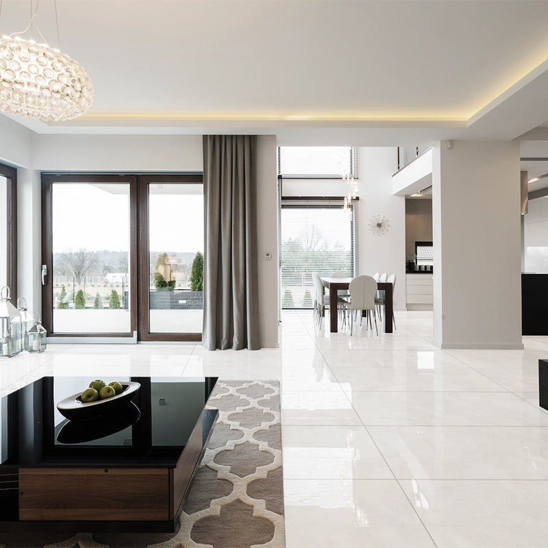 PISO PORCELANICO AMANI WHITE PULIDO 7MM 60X120 (CAJA DE 2.16 M2)
