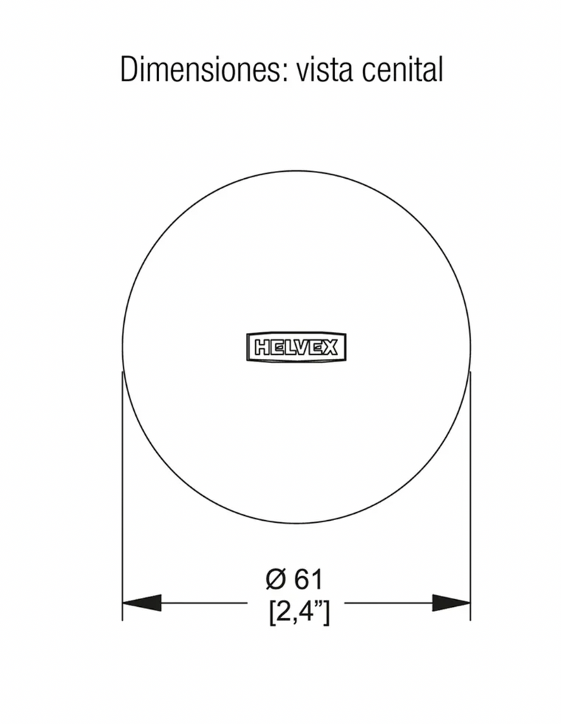 CONTRA PARA DESAGÜE  TH-064-EB con rebosadero