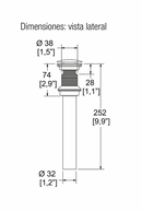 CONTRA PARA DESAGÜE  TH-064-EB con rebosadero