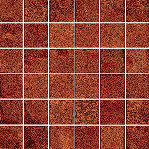 MOSAICO DE CRISTAL LUMINATTI ROJO 8MM BRILLO 30X30