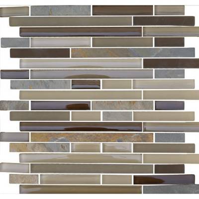MOSAICO DE CRISTAL TOGO MOCCA 8MM METAL 30X30