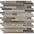 MOSAICO DE CRISTAL TOGO MOCCA 8MM METAL 30X30