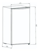 FRIGOBAR EASY RSR 10520 GBK