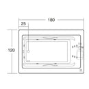 TINA ART DECO CON/SIN HIDROMASAJE