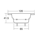 TINA ART DECO CON/SIN HIDROMASAJE