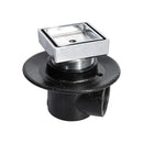 COLADERA CORTA DE UNA BOCA LATERAL DESAGUE DE CONTORNO CUADRADO PORTAINSERTO REMOVIBLE 22-CHLI