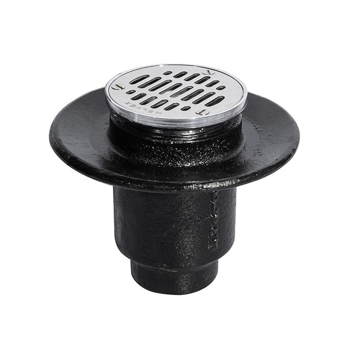 COLADERA CORTA DE UNA BOCA VERTICAL DE REJILLA REDONDA REMOVIBLE 22V