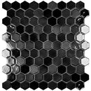MOSAICO DE CRISTAL STICK EXA ANTRACITA 4MM VYNIL 30X31.5